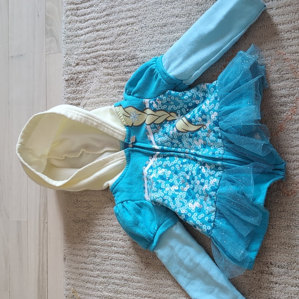 Elsa Hooded zip sweatshirt